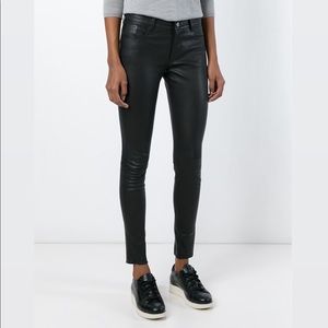 Muubaa genuine leather pants size 4/27